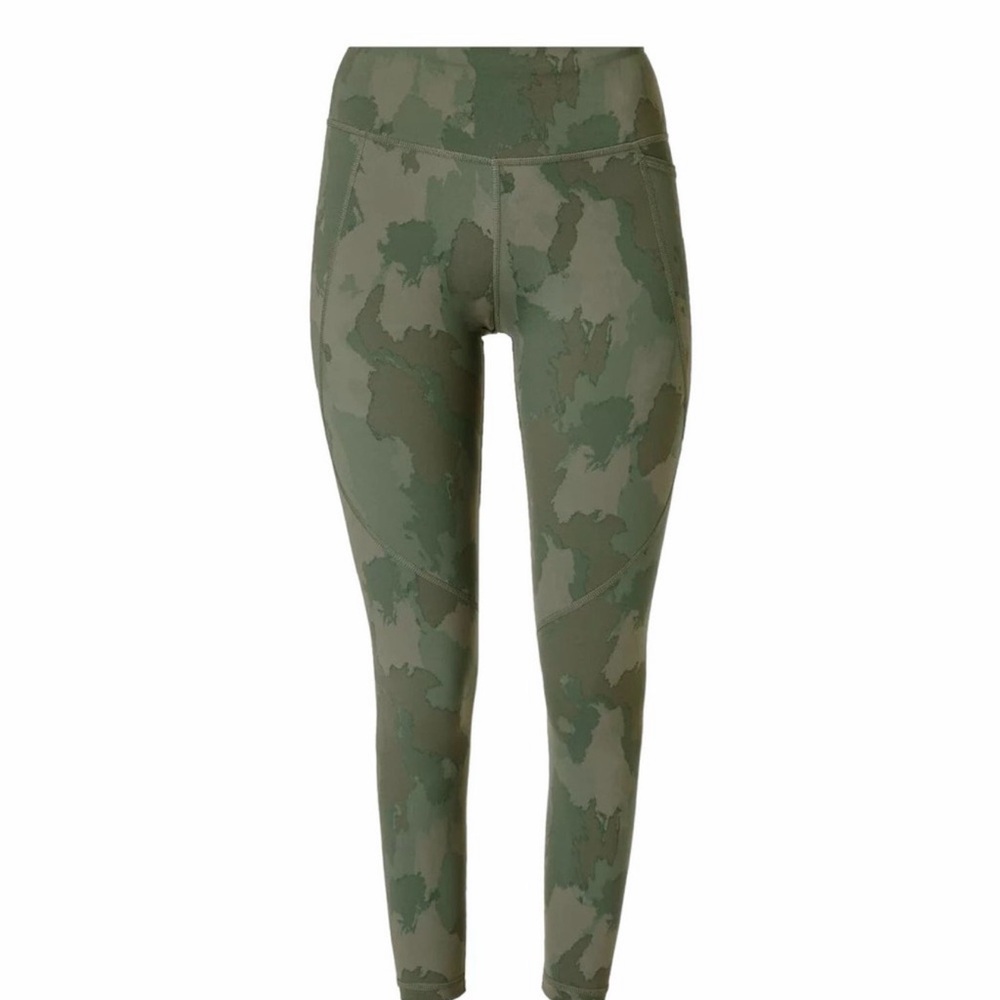Sweaty Betty Green Camo Leggings